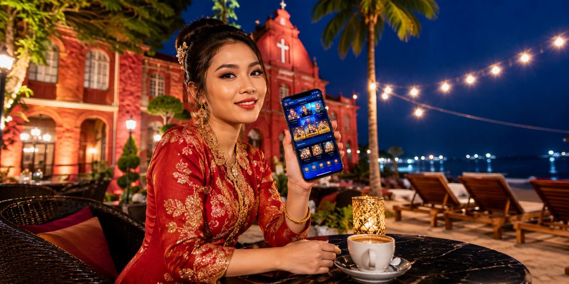 Pengguna dari Melaka mengakses kasino mudah alih game8 dengan mudah